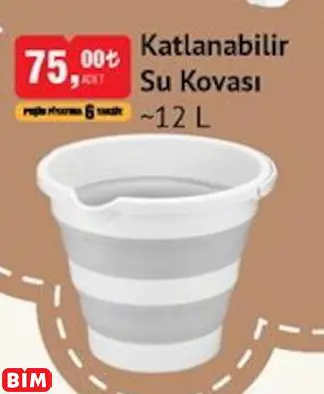 HOBBYLİFE KATLANABİLİR SU KOVASI ~12 L HOBBYLİFE KATLANABİLİR SU KOVASI ~12 L